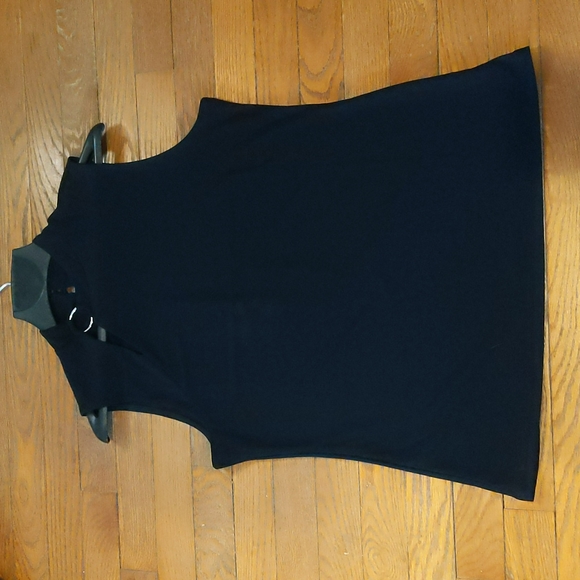 INC International Concepts Tops - I.N.C.  International Concepts, sleeveless top, black, Petite XL